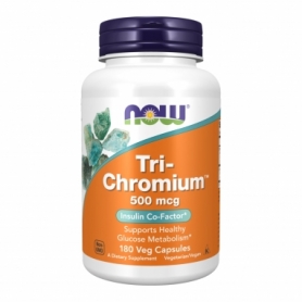 Вітаміни та мінерали Now Foods Tri-Chromium 500 mcg, 180 vcaps (2023-10-2084)