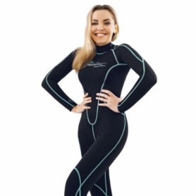 Гідрокостюм Marlin Malibu Lady 2,5 мм Black/Aqua blue - Фото №7