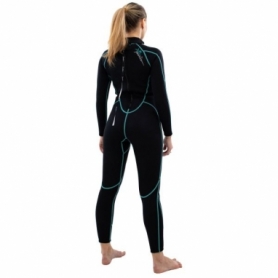 Гідрокостюм Marlin Malibu Lady 2,5 мм Black/Aqua blue - Фото №2
