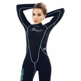 Гідрокостюм Marlin Malibu Lady 2,5 мм Black/Aqua blue - Фото №10