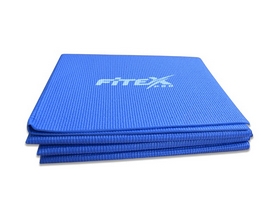 Коврик для йоги (йога мат) Fitex MD9034 синий - Фото №2