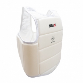Защита корпуса для карате SMAI WKF белая (SMB129)