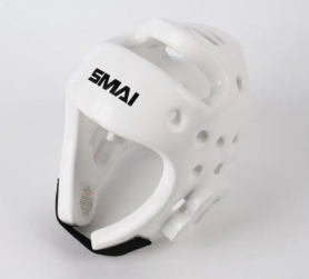 Шлем для карате тренировочный SMAI белый (SM I201)