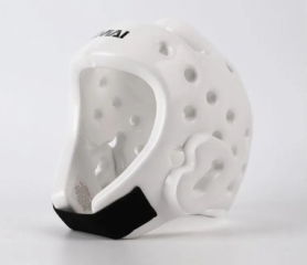 Шлем для карате тренировочный SMAI белый (SM I201) - Фото №3