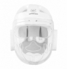 Шлем для карате с защитной маской SMAI WKF белый (SM B132)
