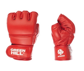Перчатки для боевого самбо Green Hill MMA-0027 красные