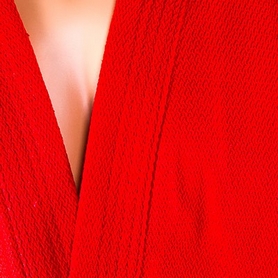 Форма для самбо Mizuno (куртка+шорты) красная (SMR-58) - Фото №3