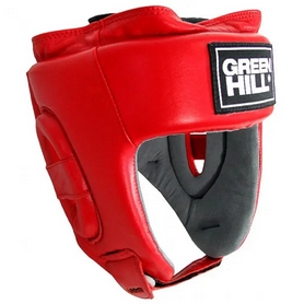Шлем боксерский с печатью ФБУ Green Hill UBF, красный (HGT-9411L) - Фото №4