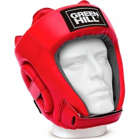 Шлем боксерский с печатью ФБУ Green Hill UBF, красный (HGT-9411L) - Фото №5