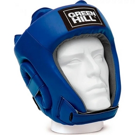 Шолом боксерський з печаткою ФБУ Green Hill UBF, синій (HGT-9411L) - Фото №5