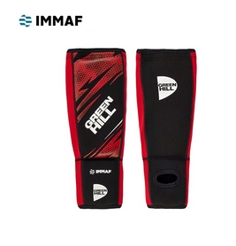 Защита для ног (голень+стопа) для MMA Green Hill IMMAF красная (SIP-2502i) - Фото №4
