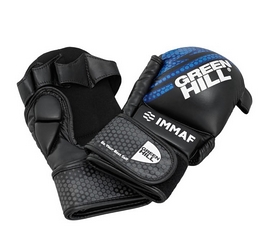 Перчатки для MMA Green Hill IMMAF синие (MMI-602)