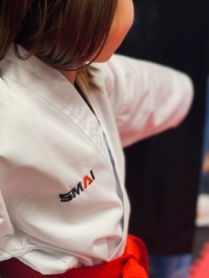 Кимоно для карате SMAI Student GI с лицензией WKF белое (AS-003WKF) - Фото №5