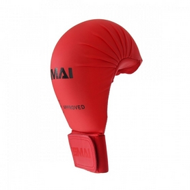 Перчатки для карате SMAI WKF красные (SM p101) - Фото №2