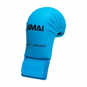 Перчатки для карате SMAI WKF синие (SM p101) - Фото №3