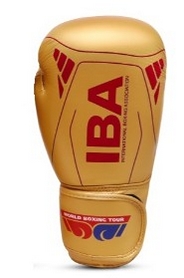 Перчатки боксерские Green Hill Super Star (лицензия IBA) золотые - Фото №2