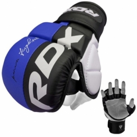 Рукавиці для ММА RDX T6 Plus Rex Blue (GGR-T6U) - Фото №2