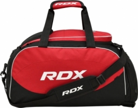 Сумка-рюкзак спортивна 2 в 1 RDX R1 Duffel Bag with Backpack Straps Black/Red, 50 л (GKB-R1B)