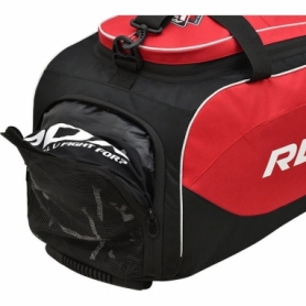 Сумка-рюкзак спортивна 2 в 1 RDX R1 Duffel Bag with Backpack Straps Black/Red, 50 л (GKB-R1B) - Фото №7