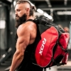 Сумка-рюкзак спортивна 2 в 1 RDX R1 Duffel Bag with Backpack Straps Black/Red, 50 л (GKB-R1B) - Фото №9