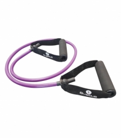 Эспандер трубчатый для фитнеса Sveltus Medium фиолетовый, в коробке (SLTS-3902) - Фото №2
