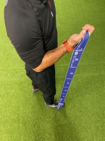 Эспандер для фитнеса Sveltus Elastiband синий, 20 кг + QR код (SLTS-0008) - Фото №7