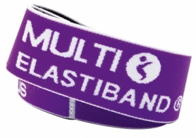 Эспандер для фитнеса Sveltus Multi Elastiband фиолетовый, 15кг + QR код (SLTS-0033) - Фото №2