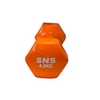 Гантель для фітнесу вінілова SNS помаранчева, 4 кг (12681) - Фото №2