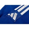 Кимоно для дзюдо Adidas Club J350BP синее с серебряными полосами - Фото №6