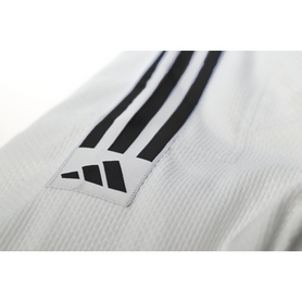 Кимоно для дзюдо Adidas Club J350P белое с черными полосами - Фото №4