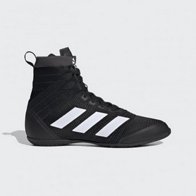 Боксерки Adidas Speedex 18 черные с белыми полосками (F99914)