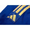 Кимоно для дзюдо Adidas Club J350 синее с золотыми полосами - Фото №5