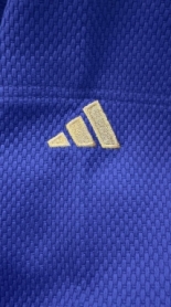 Кимоно для дзюдо Adidas Champion III Olympic с лицензией IJF синее (J-IJFB3-L) - Фото №3