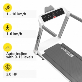 Бігова доріжка Cornix Tina White-Grey (TM-TINA) - Фото №2