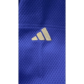 Кимоно для дзюдо Adidas Champion III Olympic Slim Fit с лицензией IJF синее (J-IJFB3-L) - Фото №2