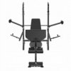 Лава для жиму зі стійками 4FIZJO Ultra з партою Скотта Black (P-5905973402590) - Фото №2