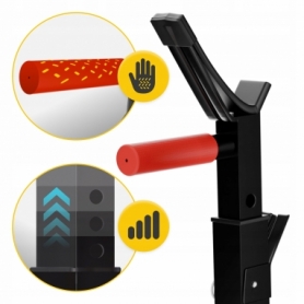 Лава для жиму зі стійками 4FIZJO Pro+ Black (P-5905973402590) - Фото №6