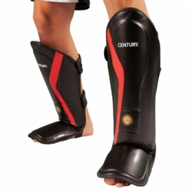 Защита для ног (голень+стопа) Century C-Gear Determination с лицензией WAKO черно-красная (117730-019) - Фото №12