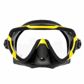 Маска для дайвінгу Marlin Enjoy black/yellow (118128)