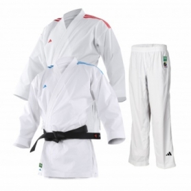 Комплект кімоно для карате Adidas Fighter WKF Slim Fit (2 куртки і 1 штани) (K220DNAKIT)