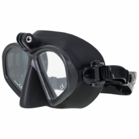 Маска для підводного полювання Marlin Matte Black + GoPro (213091) - Фото №2