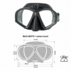 Маска для підводного полювання Marlin Matte Black + GoPro (213091) - Фото №5