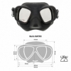 Маска для підводного полювання Marlin Matrix Black з дзеркальним склом (214177) - Фото №6