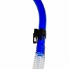Трубка для дайвінгу Marlin Dry Lux Blue / Trans (214040) - Фото №3