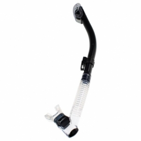 Трубка для дайвінгу Marlin Dry Lux Black/Trans (216418)