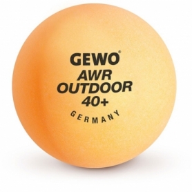 М'ячі для настільного тенісу Gewo AWR Outdoor 40+ orange, 6 шт (96614200)