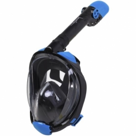 Маска для плавання Marlin Travel black/blue/black