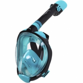 Маска для плавання Marlin Travel black/aqua/aqua