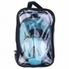 Маска для плавання Marlin Travel black/aqua/aqua - Фото №7