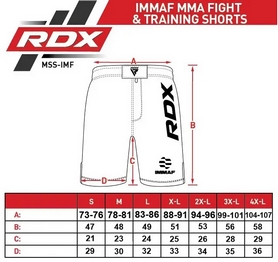 Шорти для MMA RDX IMMAF червоні (MSS-IMF-1R) - Фото №6